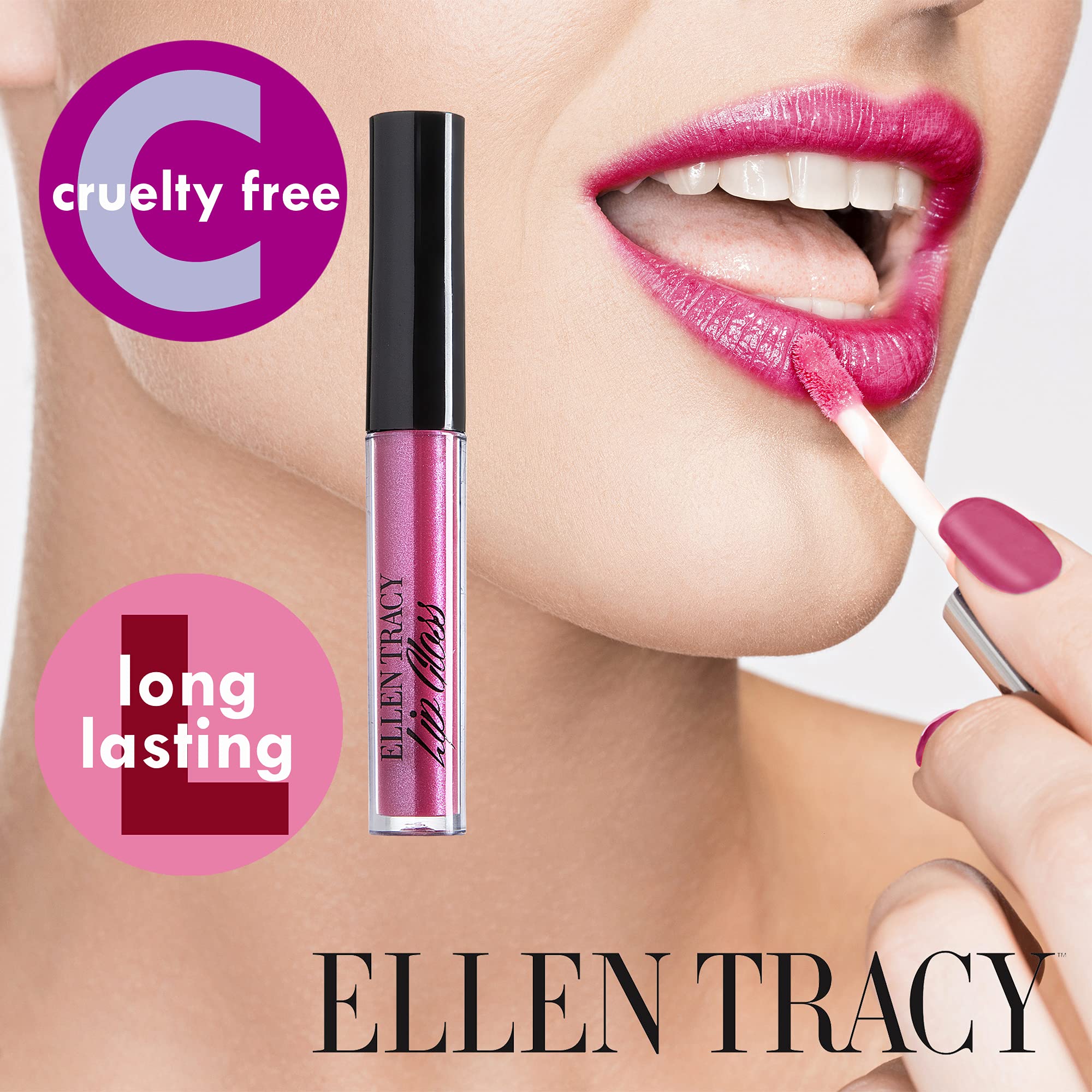 Enchante Ellen Tracy lip gloss packaging photo showing elegant box, gifting appeal