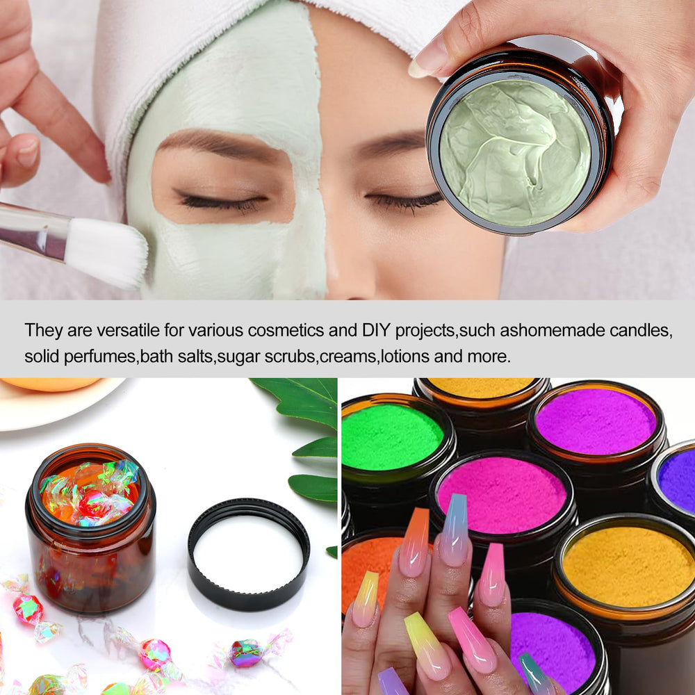 Encheng amber jar sample creams shows versatile container for small-batch cosmetics and testers.