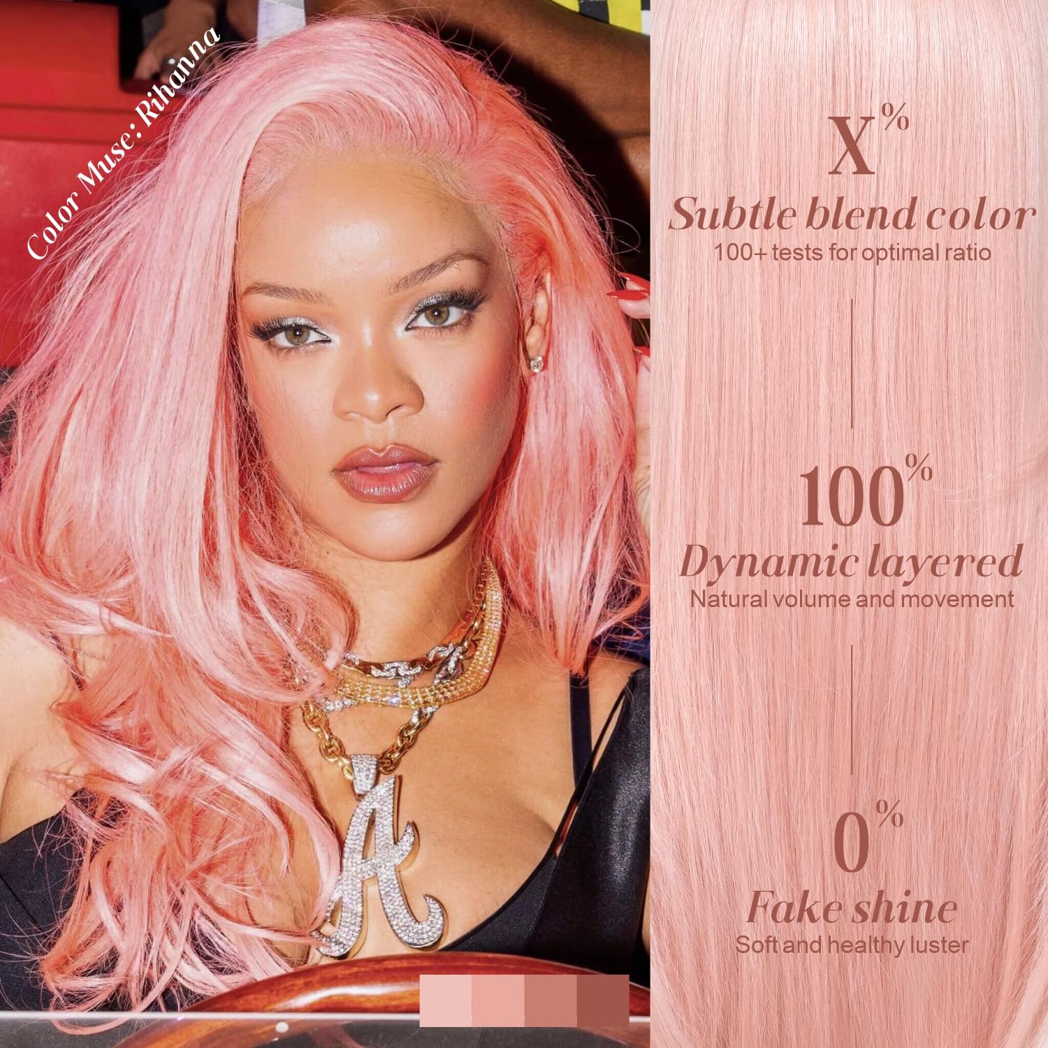 ENCOUNTERU heat-resistant synthetic fibers ready for light heat styling