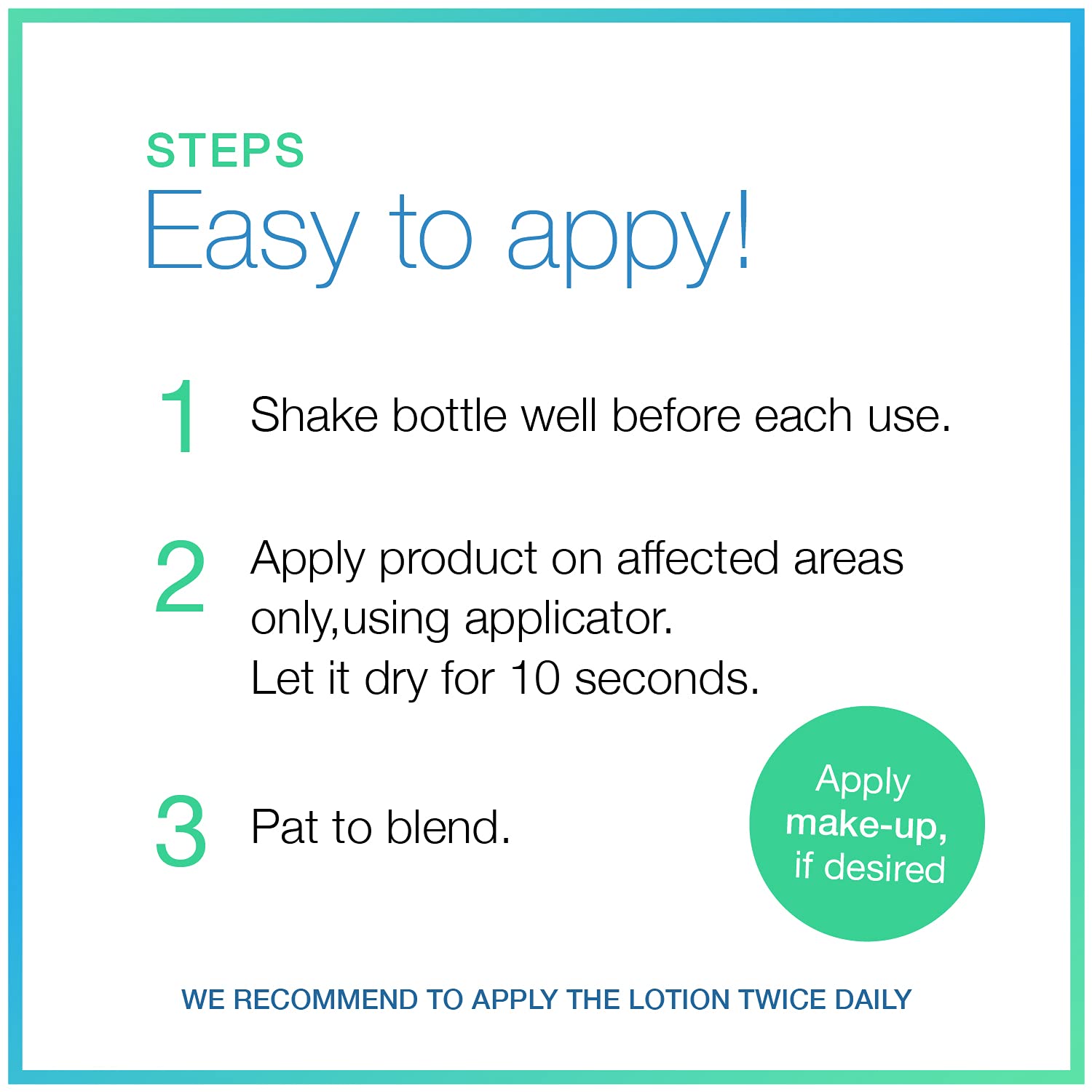 End-zit easy day-night application for flexible skincare routines.