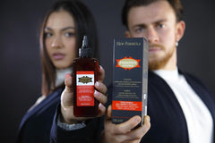 Endoten Control Lotion label close-up highlighting ginseng for vitality support.