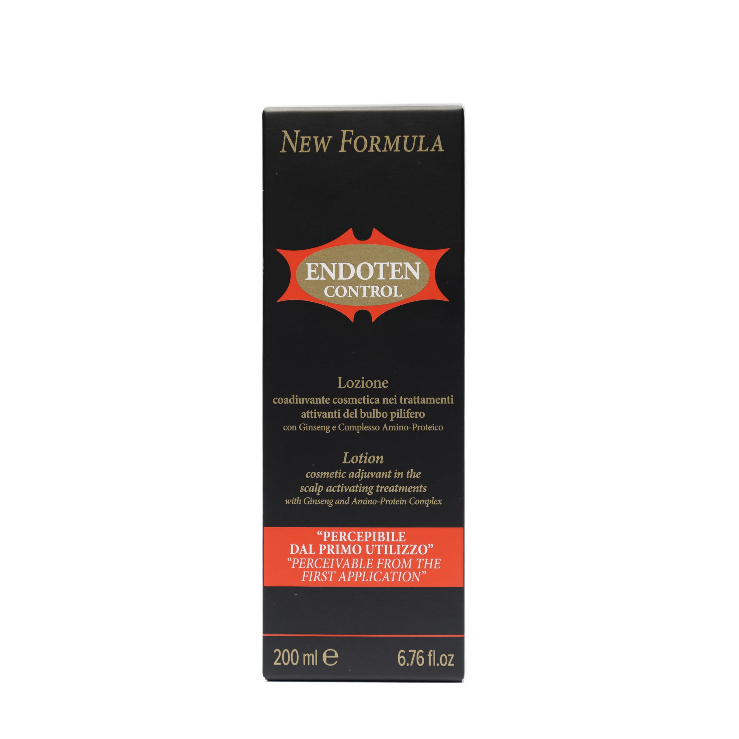 Endoten Control Lotion being applied to the scalp during routine massage.