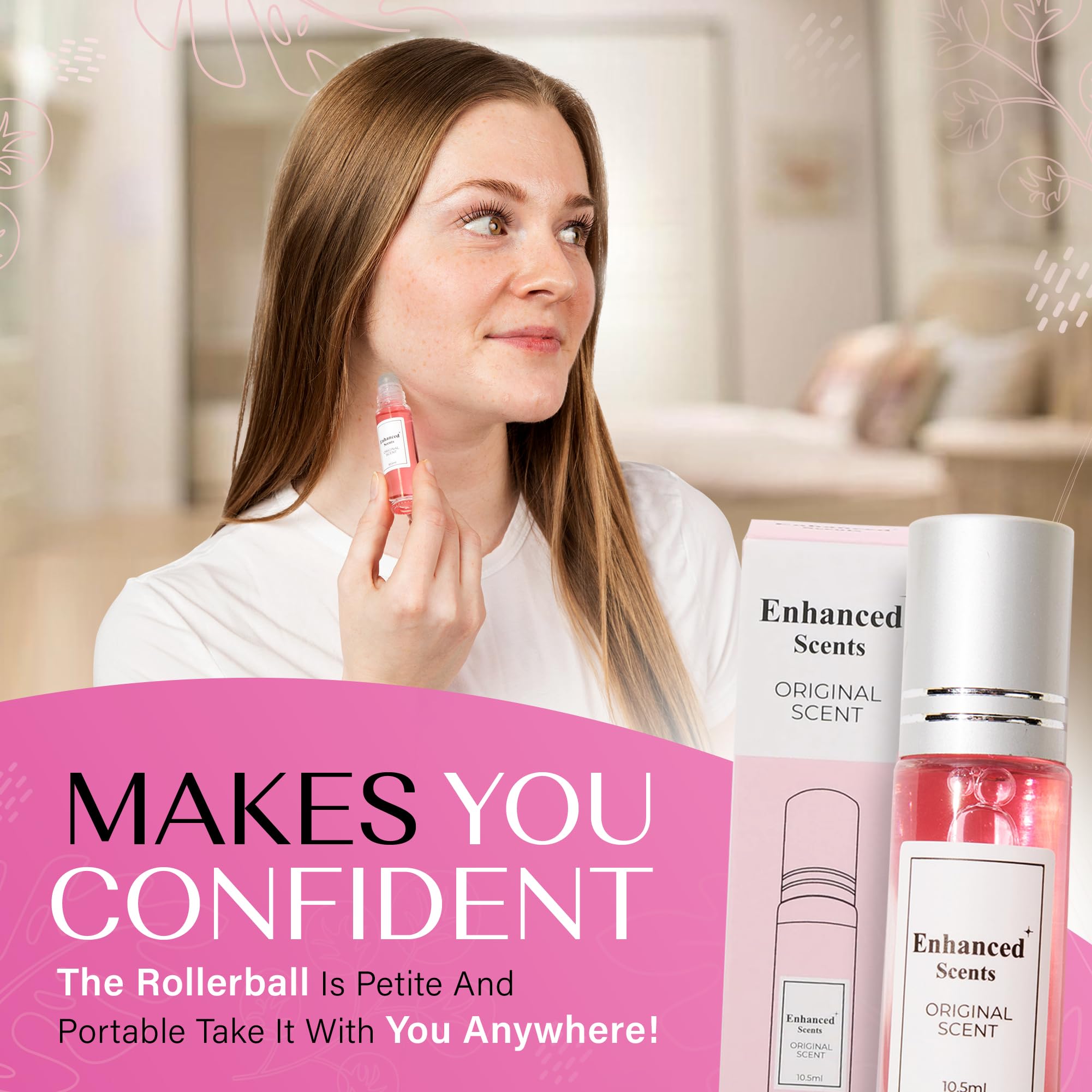 Enhanced Scents Alloura pocket-compact fits discreetly for everyday use.