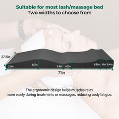 ENITYA Lash Bed Topper features removable cover for quick, hygienic cleaning between clients.