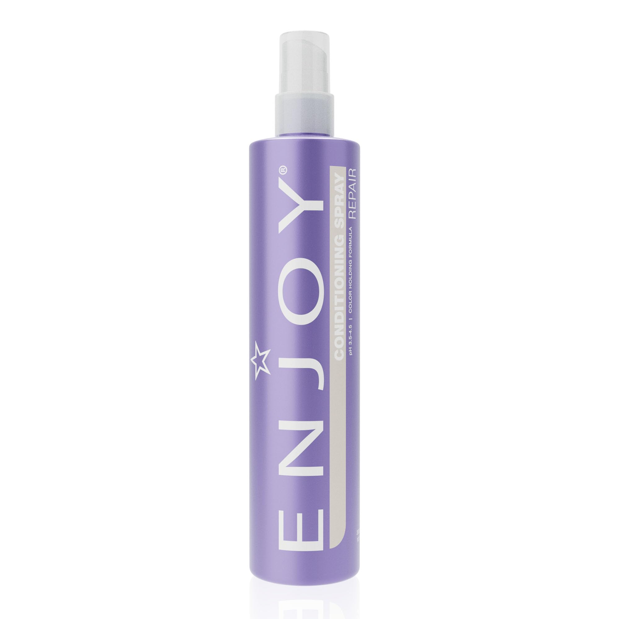 Enjoy Conditioning Spray bottle front view for all hair types with moisture boost