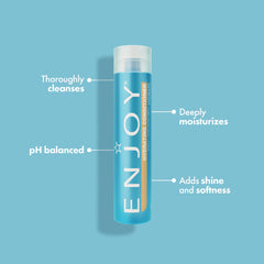Enjoy Hydrating Conditioner pump-dispense ready, taming frizz for daily use.