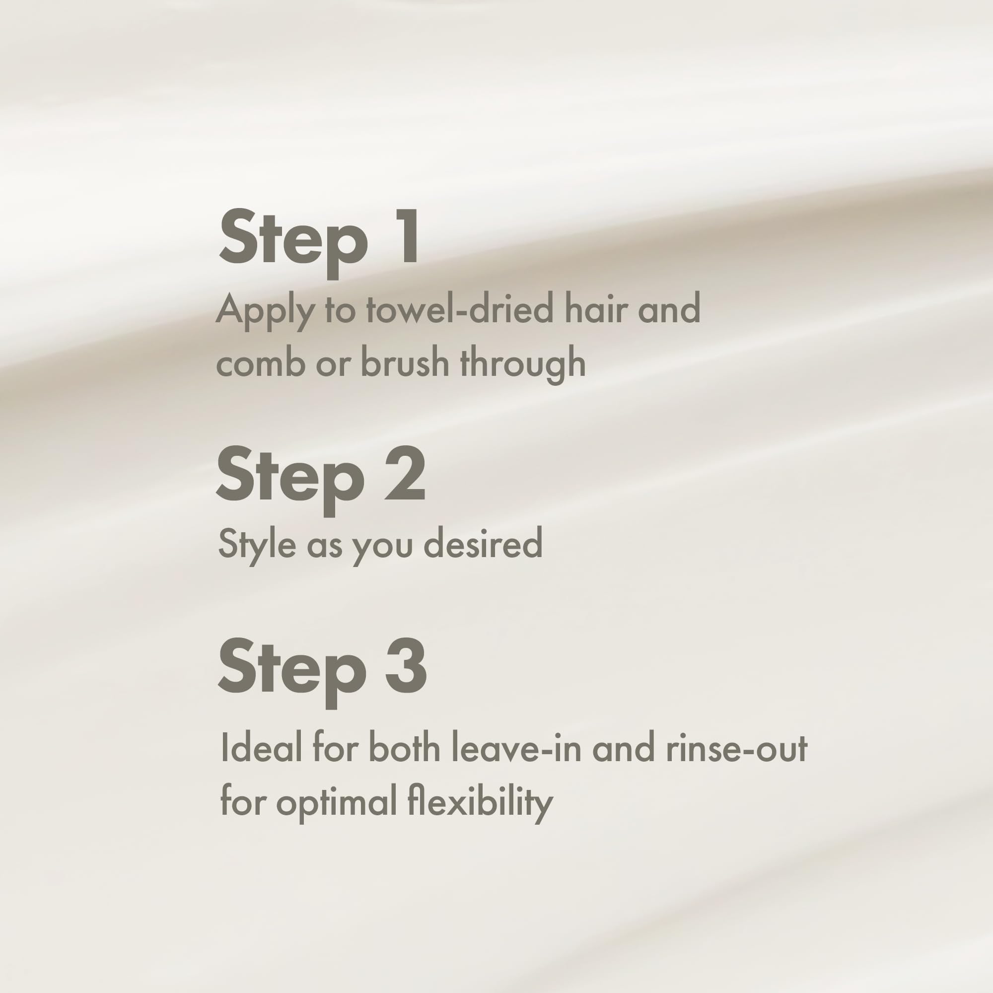 Enjoy Leave-In Conditioner's keratin-aloe close-up emphasizes strengthening and soothing properties
