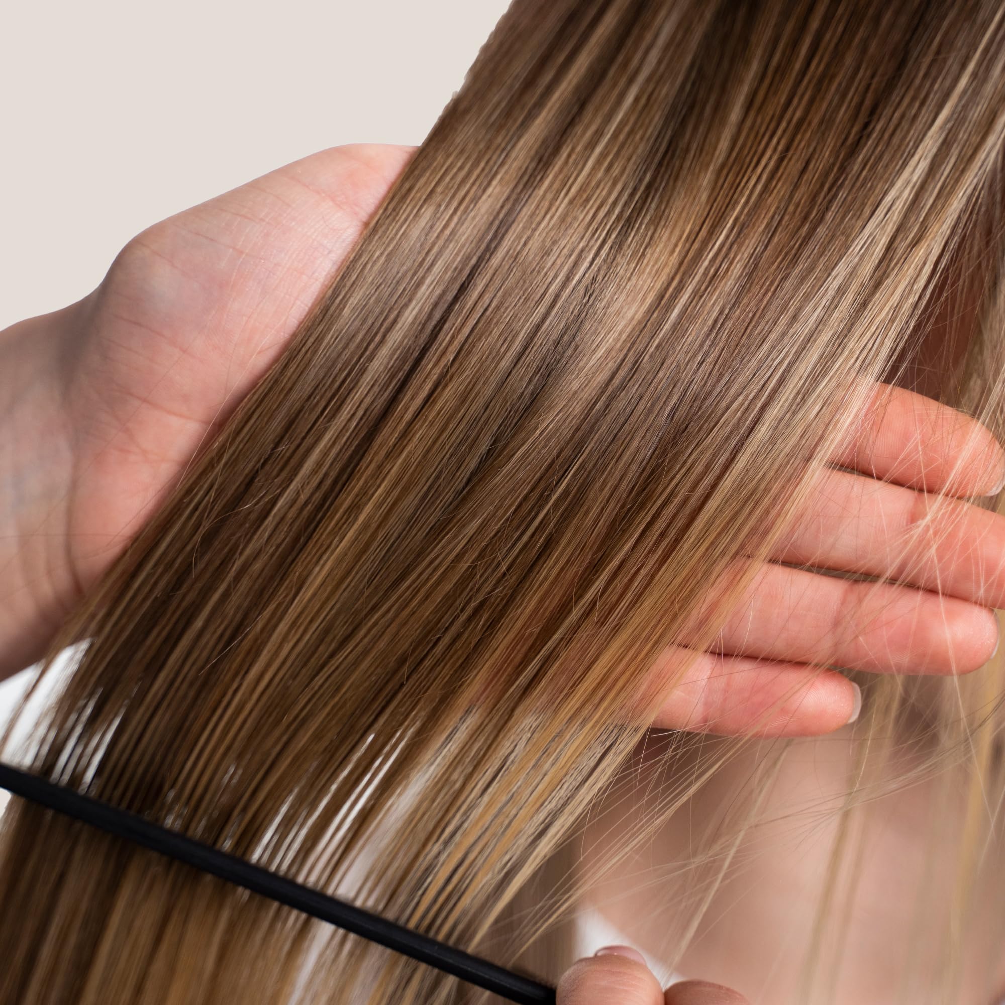 Enjoy Protect and Shine being applied before styling for a sleek base