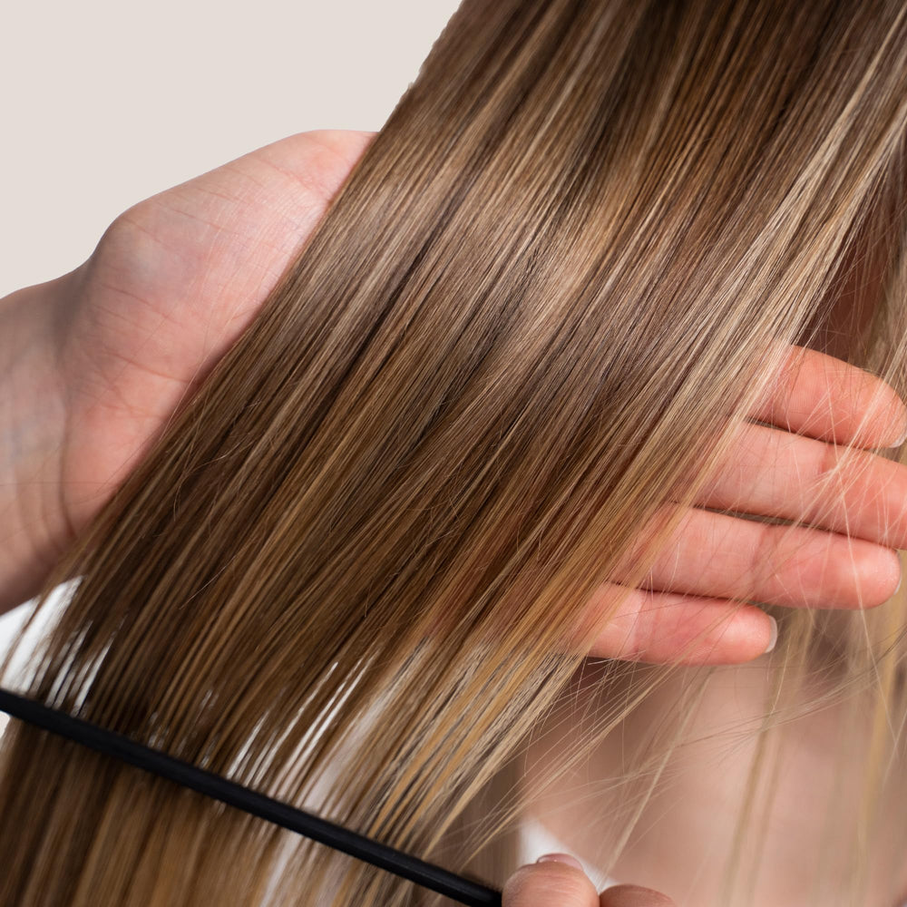 Enjoy Protect and Shine being applied before styling for a sleek base