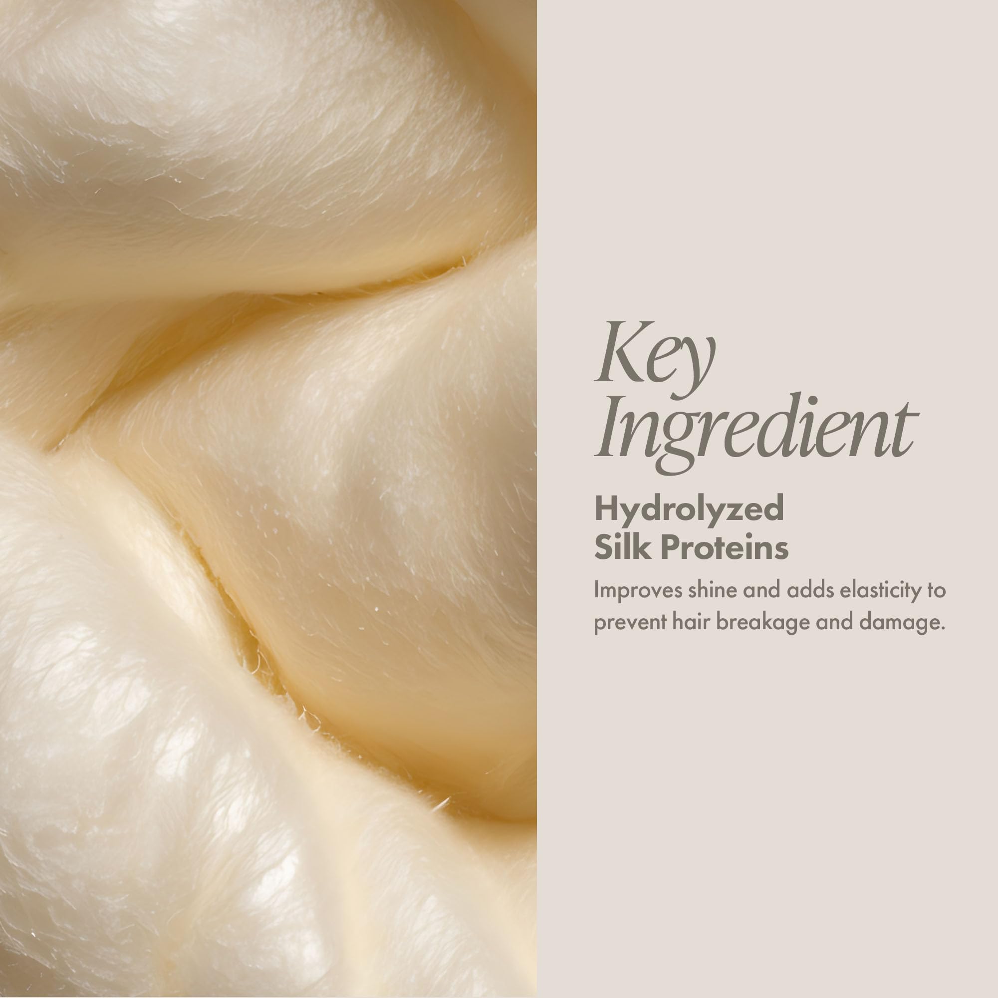 Enjoy Shine & Smooth silky-hair closeup shows radiant shine and smooth texture.