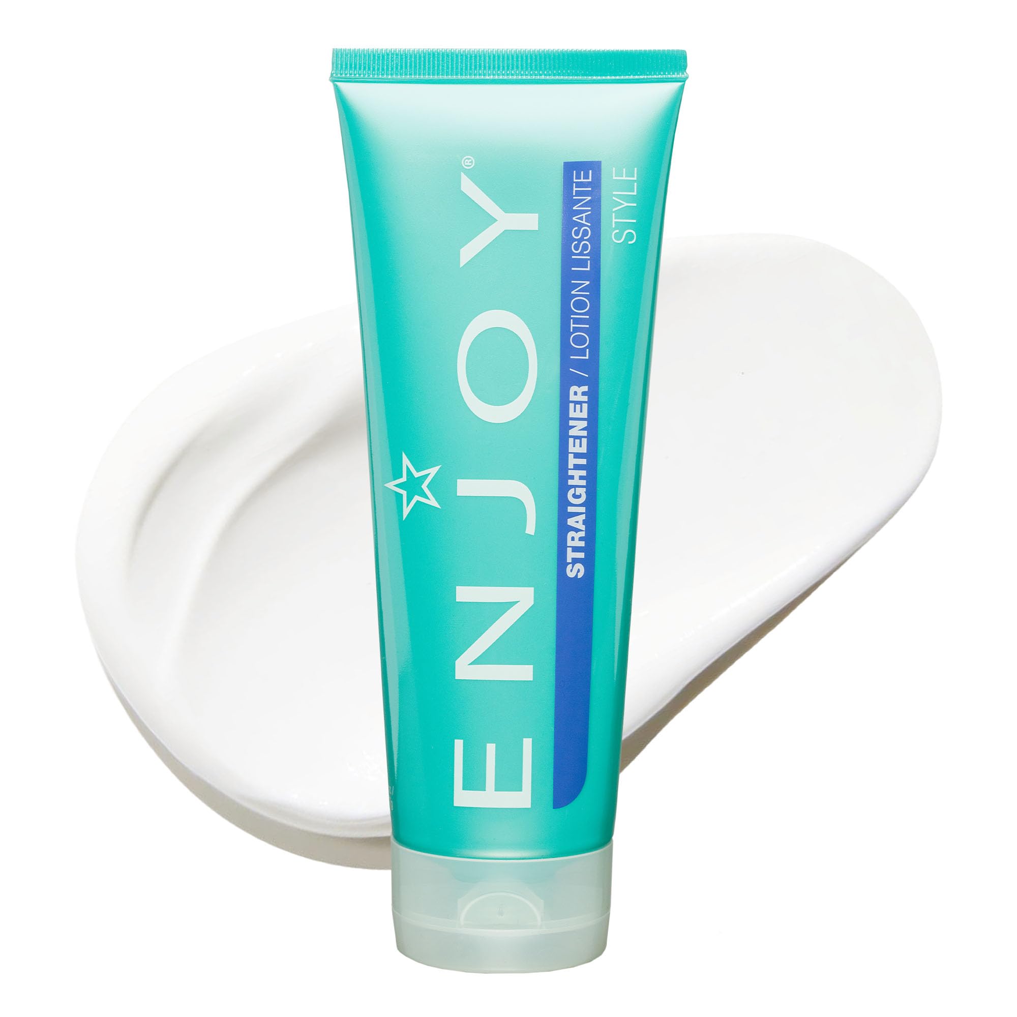 ENJOY Straightener bottle pour promotes quick, smooth styling.