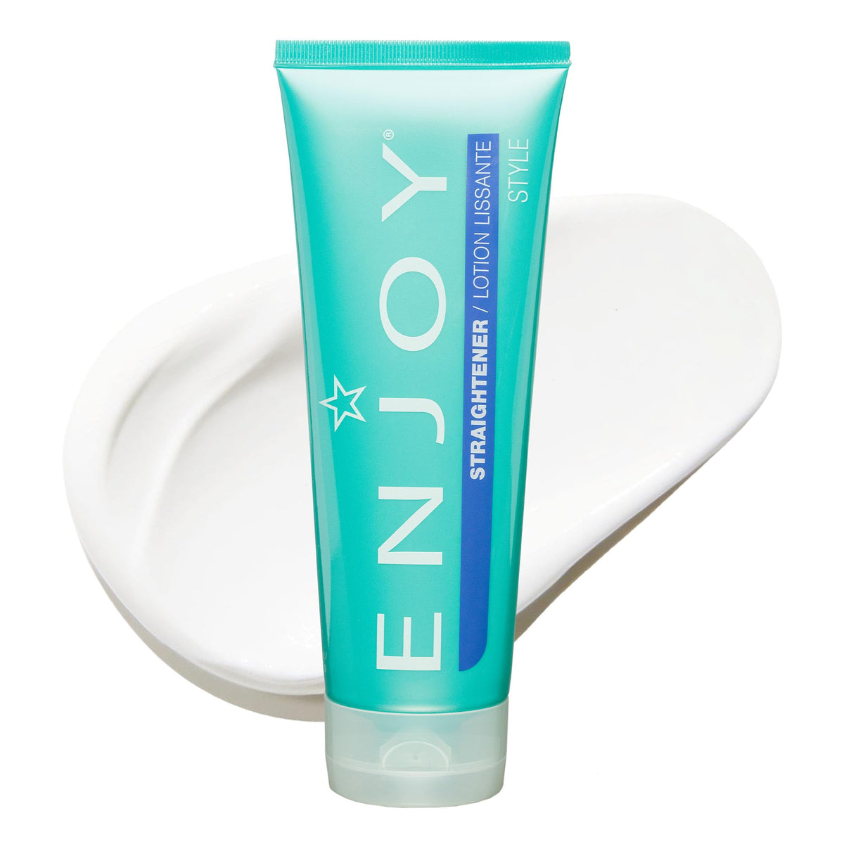 ENJOY Straightener bottle pour promotes quick, smooth styling.