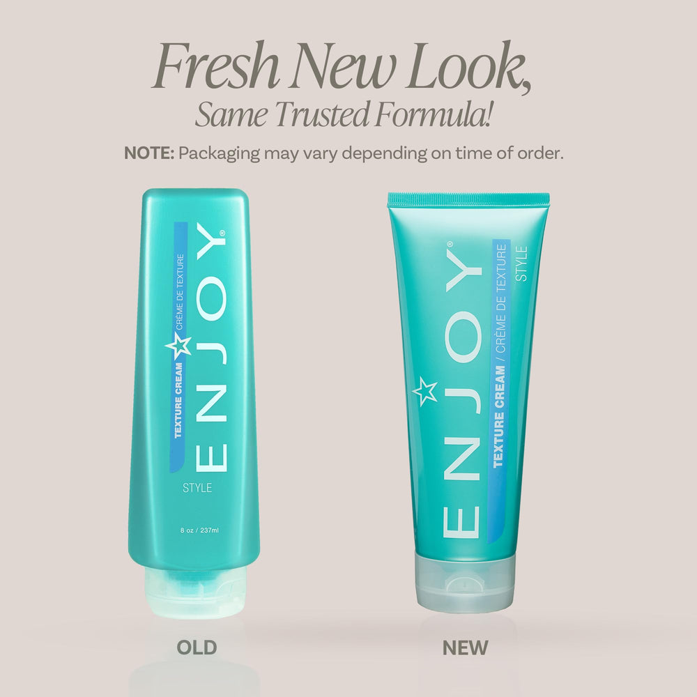 Enjoy Texture Cream creates spikes and defined flips.