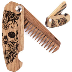 Enjoy The Wood beard comb folding pocket for on-the-go grooming.