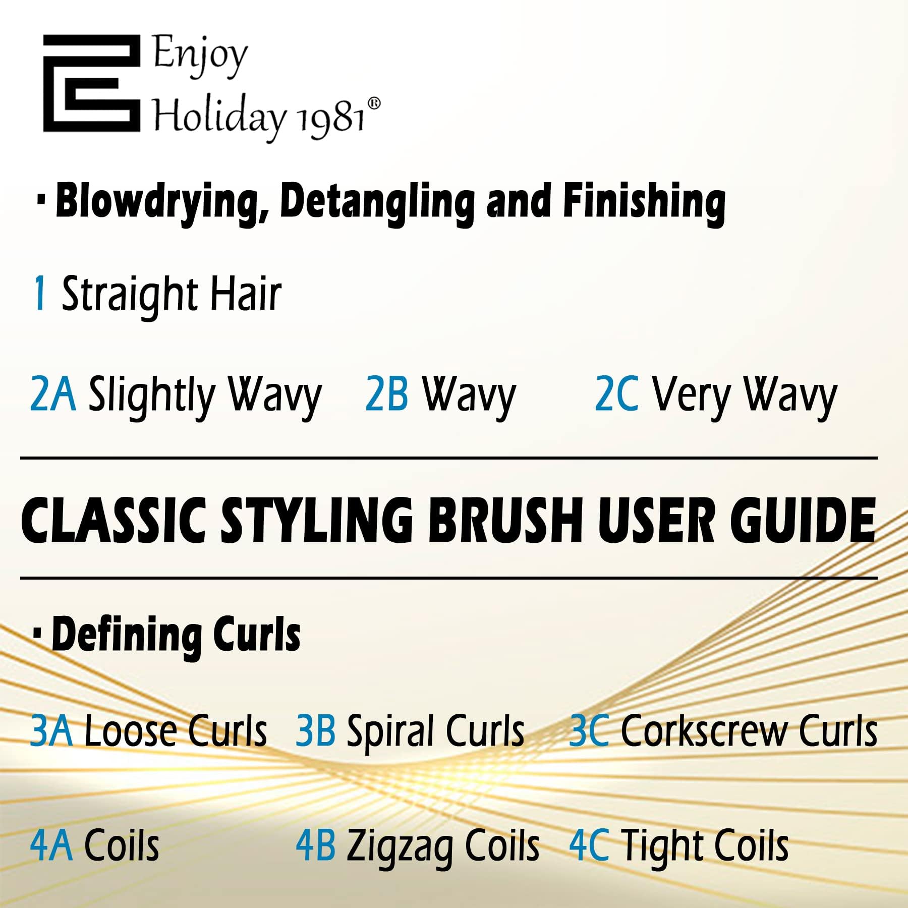 Enjoy Holiday 1981 removable pad brush image emphasizes easy cleaning and long-lasting durability.