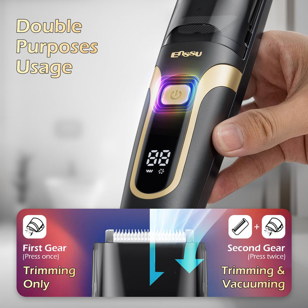 ENSSU Beard Trimmer includes cleaning brush for easy maintenance after use