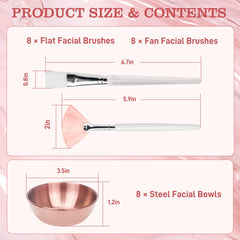 Entei fan mask brushes provide smooth, even coverage for all masks