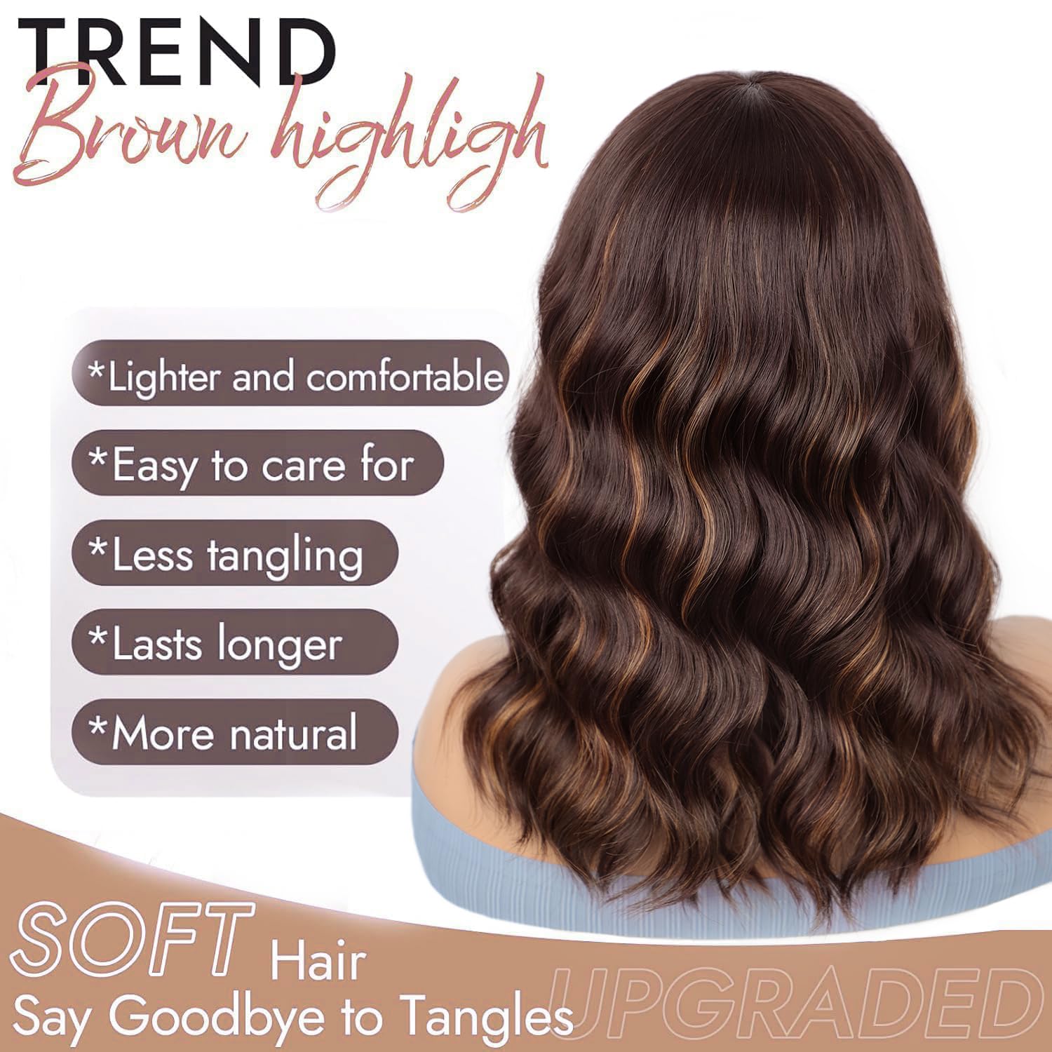 Entranced Styles simulated round scalp wig image highlights natural hairline and convincing scalp illusion