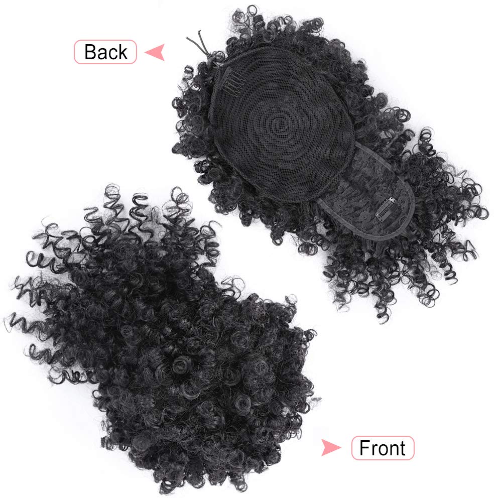 ENTRANCED STYLES clip-in wrap-updo secures a chic updo for events