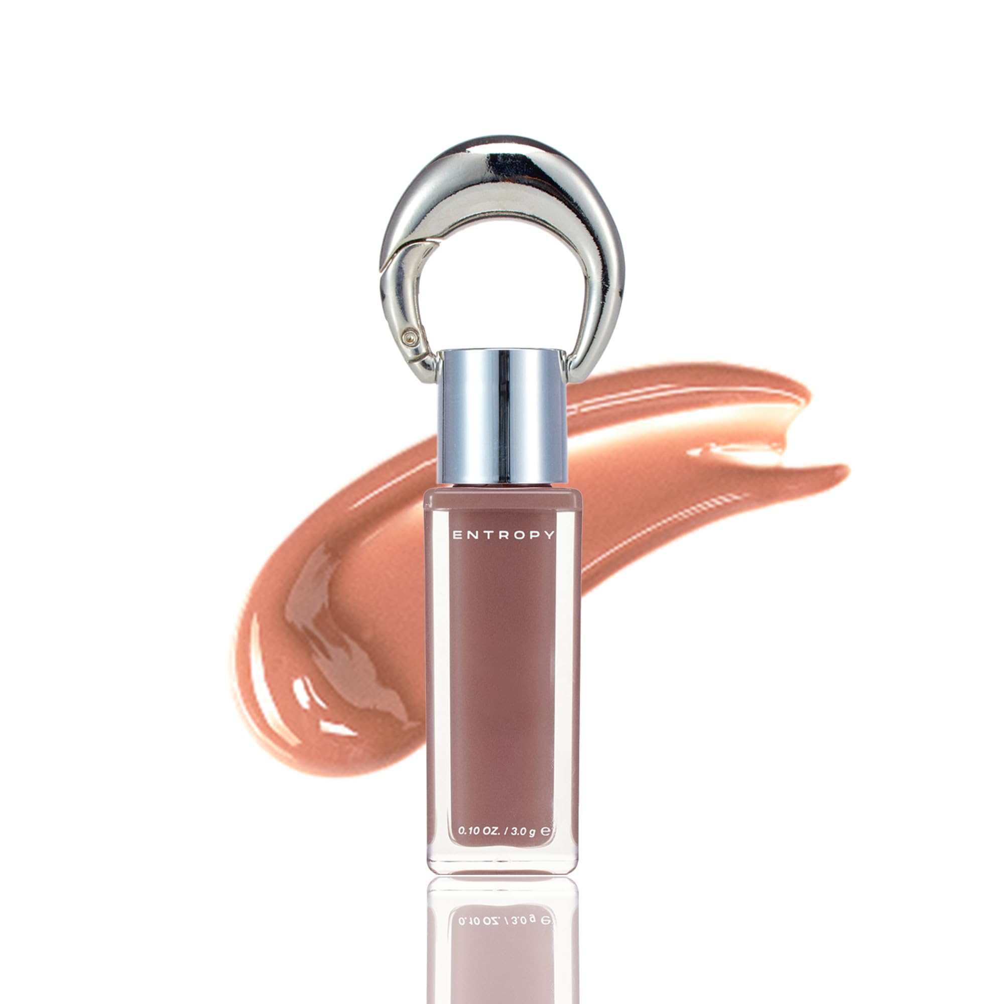 ENTROPY MAKE UP 2in1 charm gloss swatches show vibrant lip and cheek color.