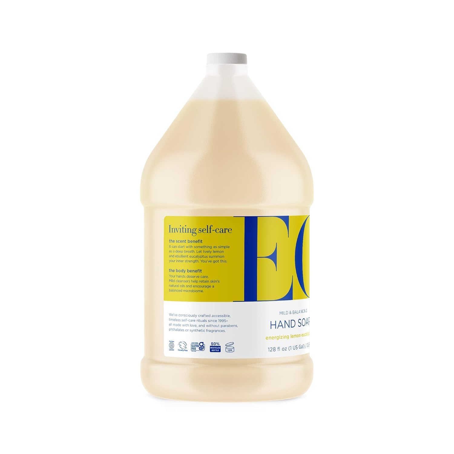 EO organic ingredients visual highlighting aloe, calendula, chamomile and white tea