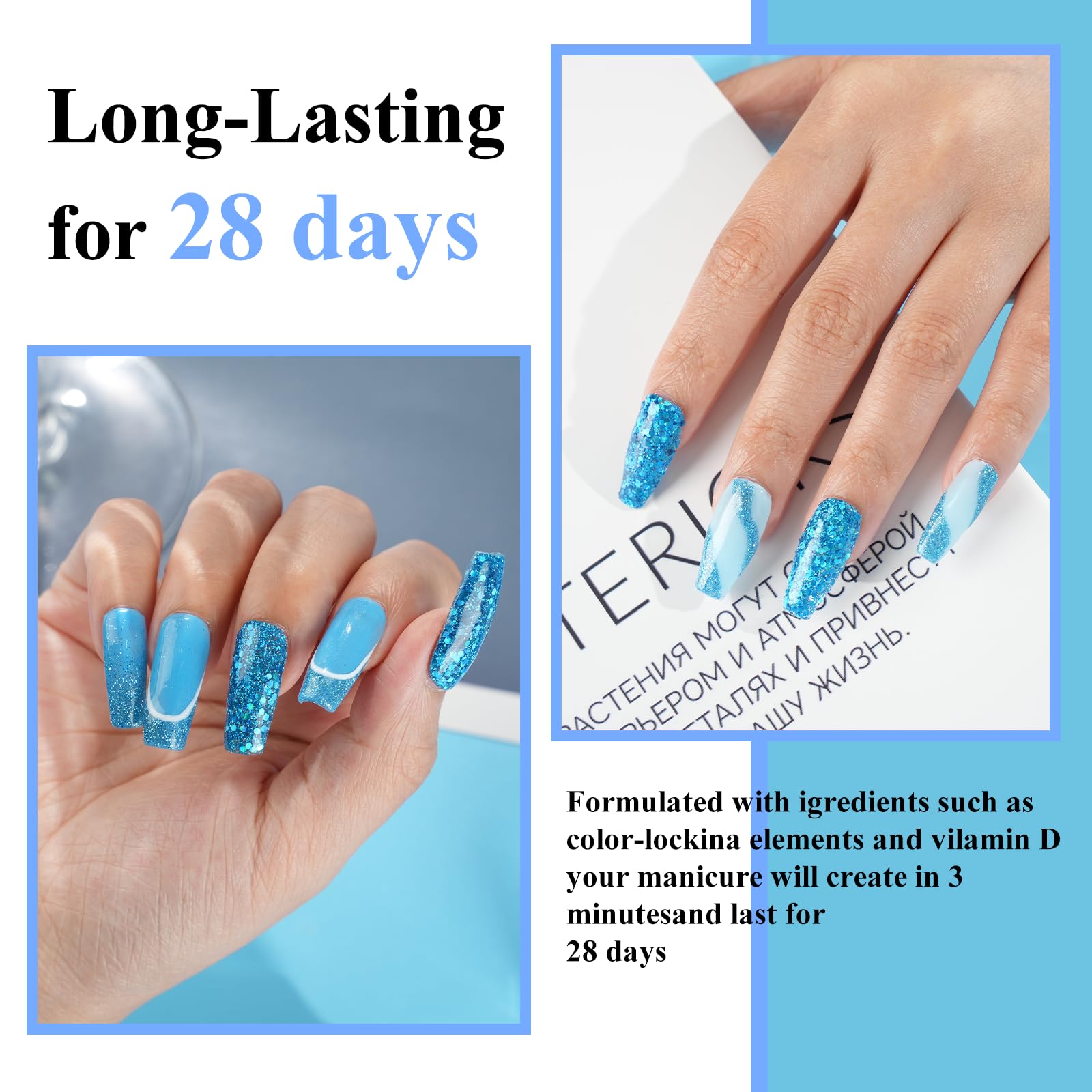 Eodci natural-finish dip powder delivers light, comfortable wear.
