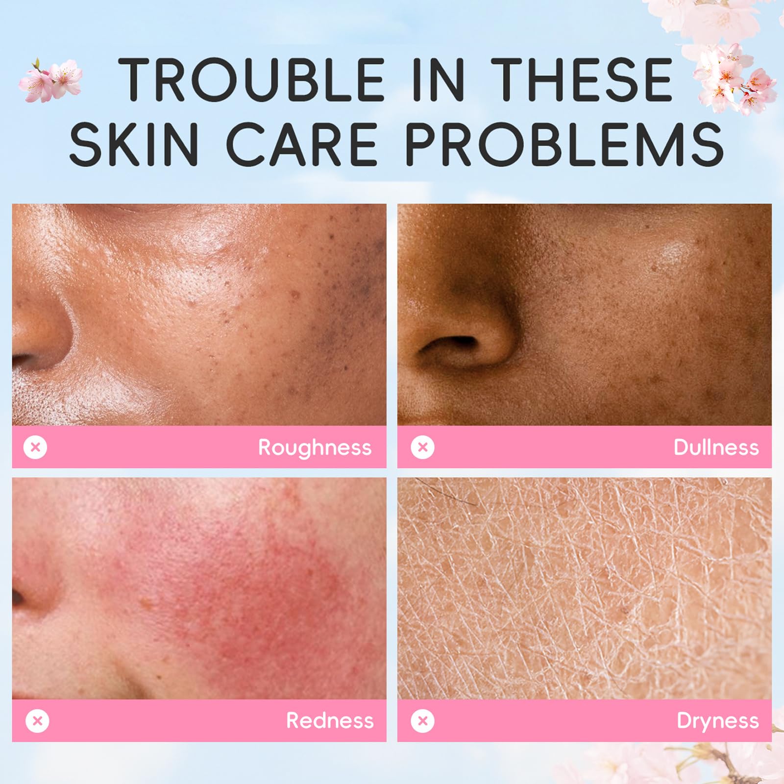 EONFAVE Sakura cleansing brush for gentle exfoliation