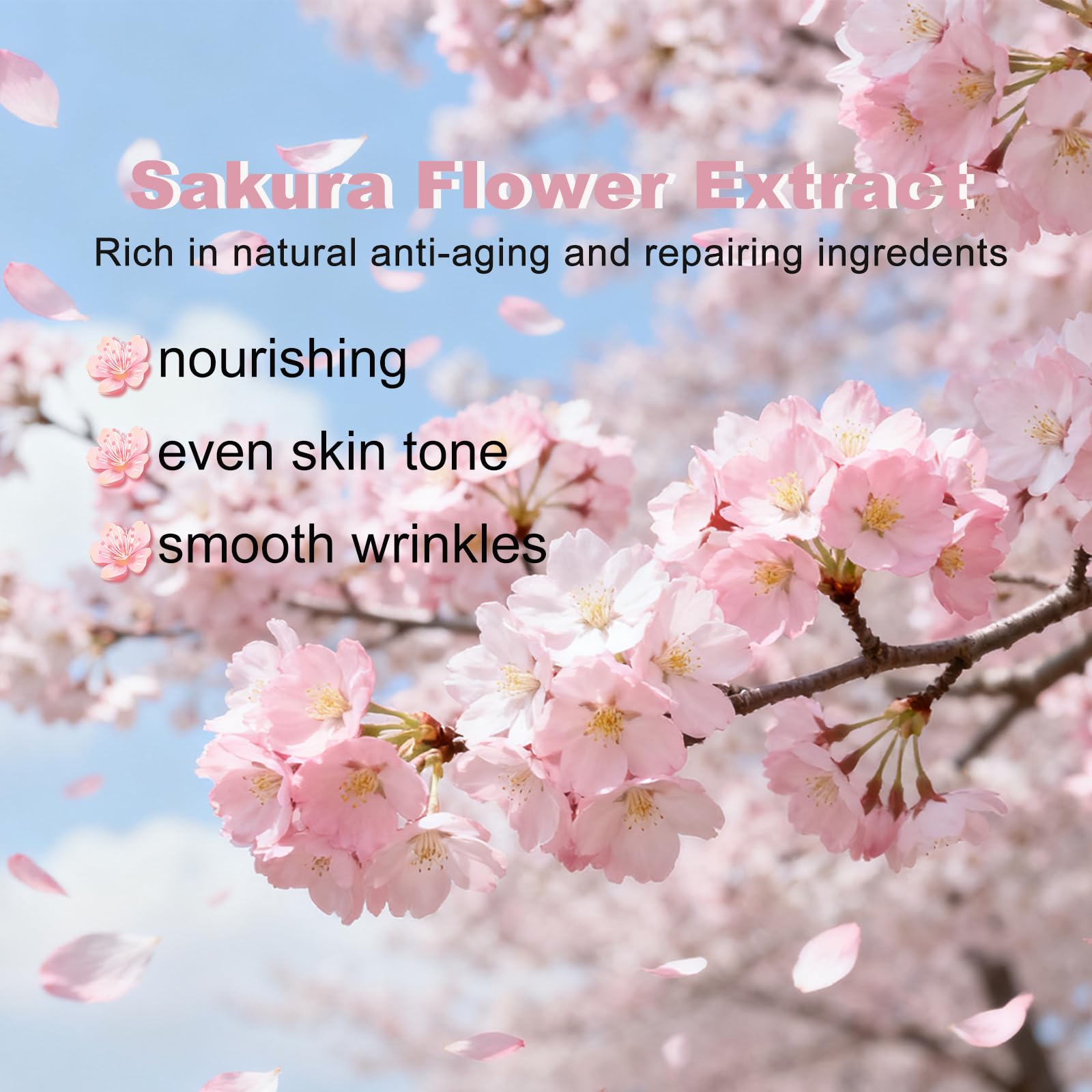 EONFAVE Sakura eye cream tube for brightening under-eye