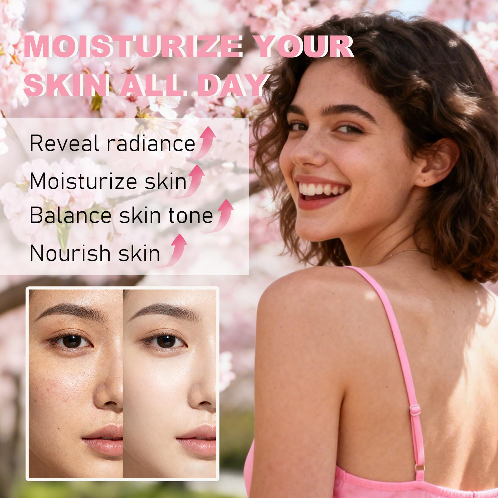 EONFAVE Sakura face cream tub for daily hydration