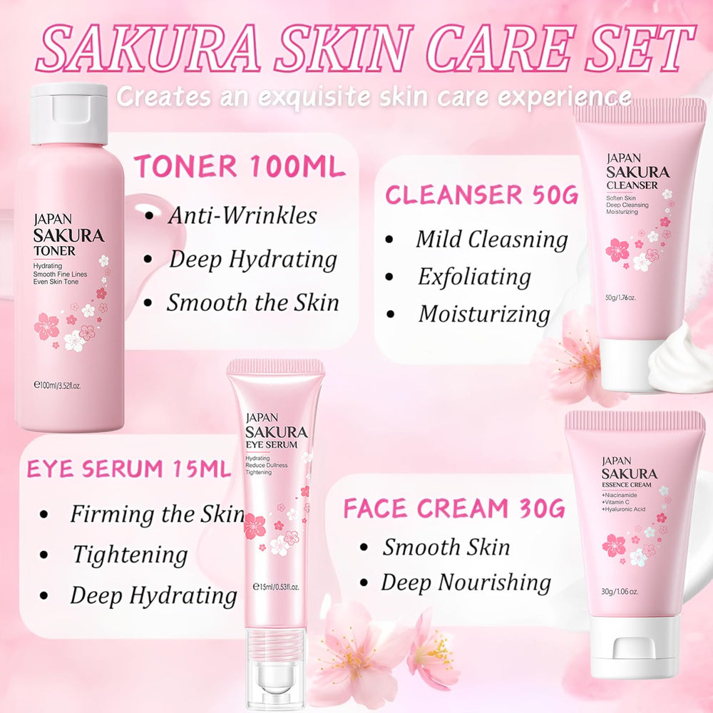 EONFAVE Sakura serum bottle for firming and moisture