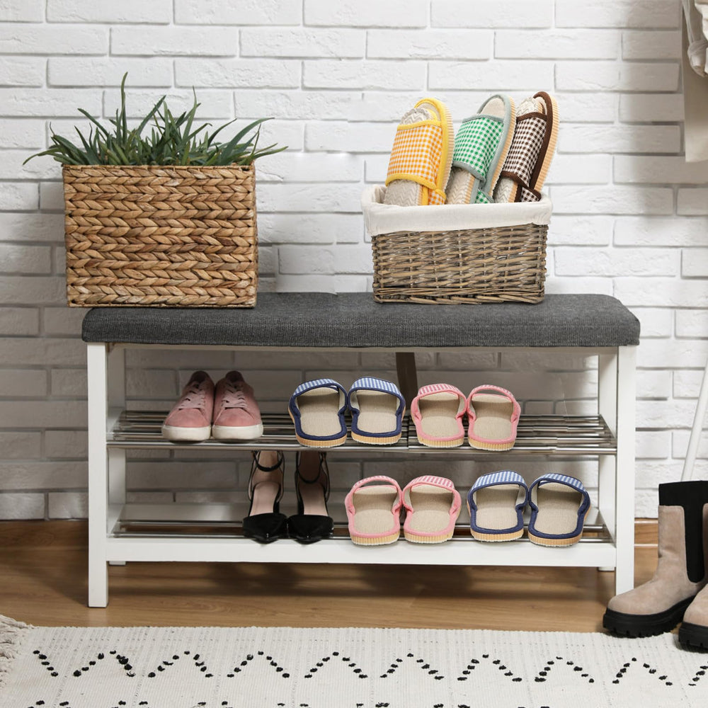 Eorbow thick-soled slippers help prevent slips on wet floors and quiet walking.