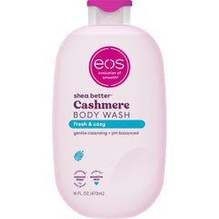 eos Fresh & Cozy front bottle showing clean design and scent