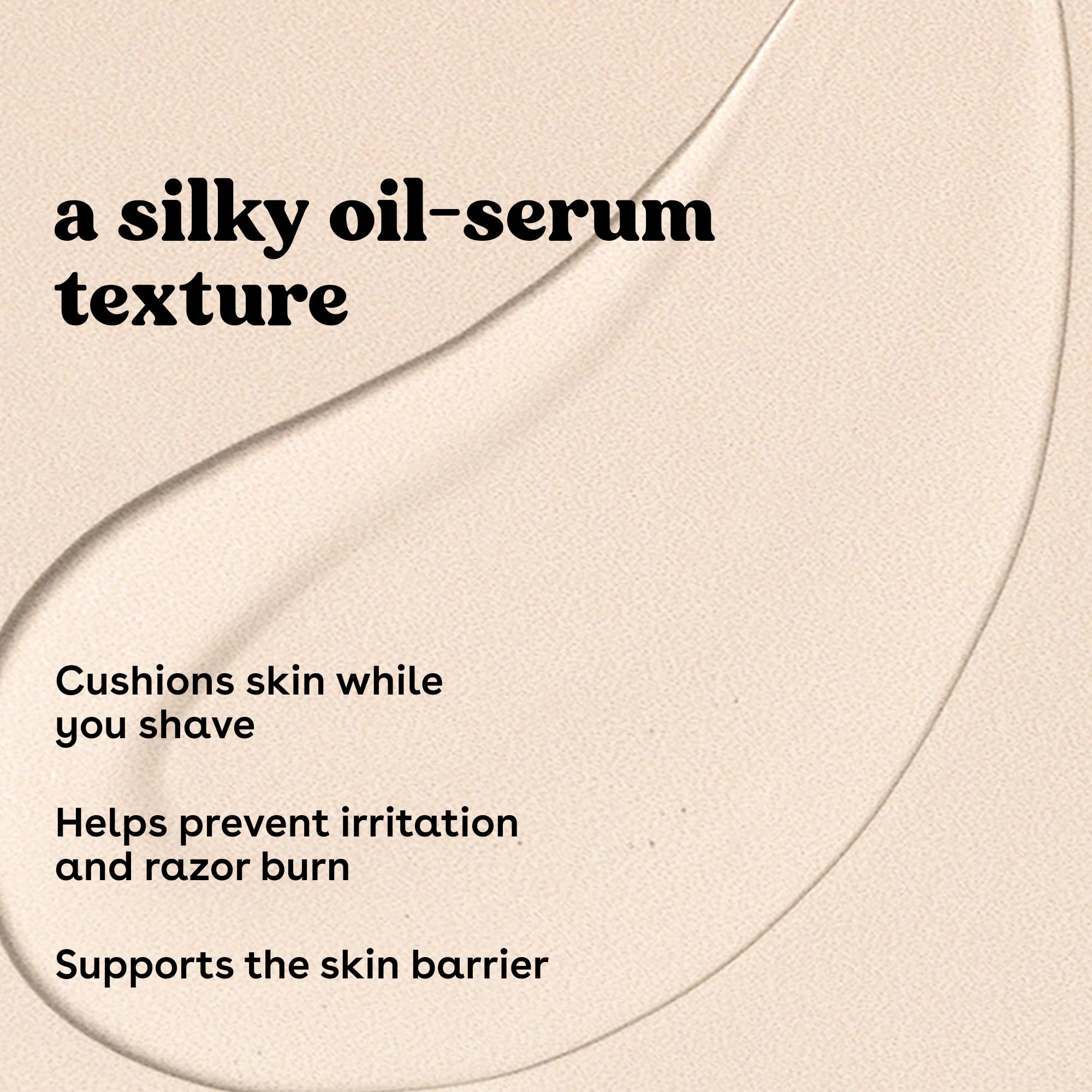 eos application on bikini area illustration reducing razor irritation and bumps