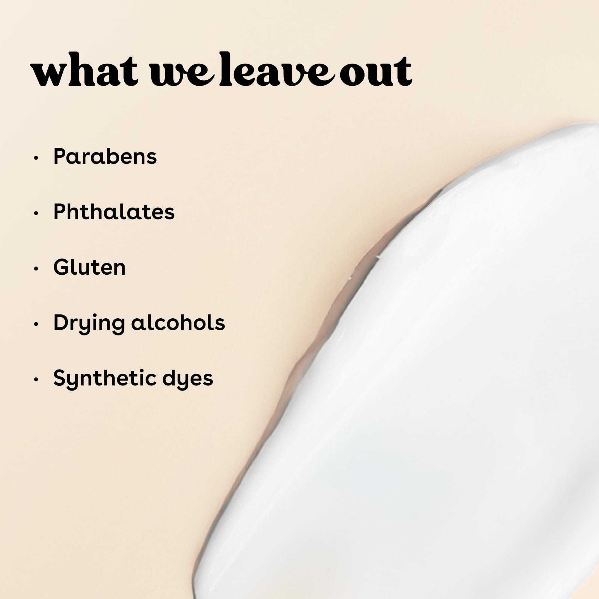 eos label close-up showing fragrance name and clean-formula claims benefit