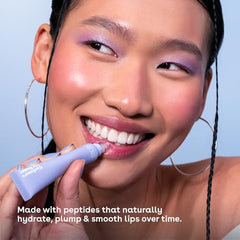 eos vanilla cashmere lip butter application glide on lips