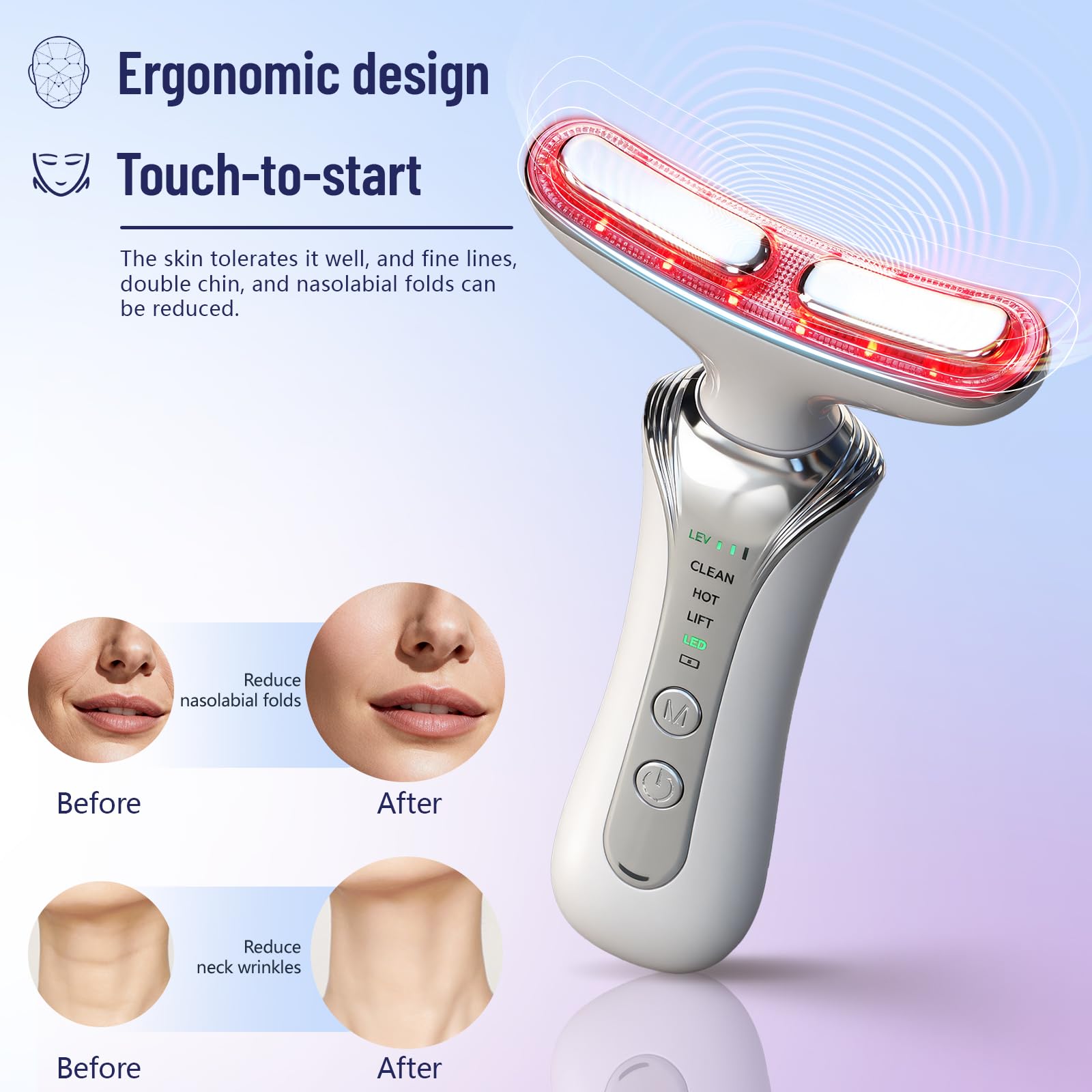 EOSVAP cordless massager kit includes fast-charging cable and manual