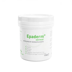 Epaderm ointment 125g packaging ready for daily dry-skin use.