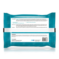 Epielle Argan Oil Makeup Remover Wipes closeup showing gentle fibers lifting makeup.
