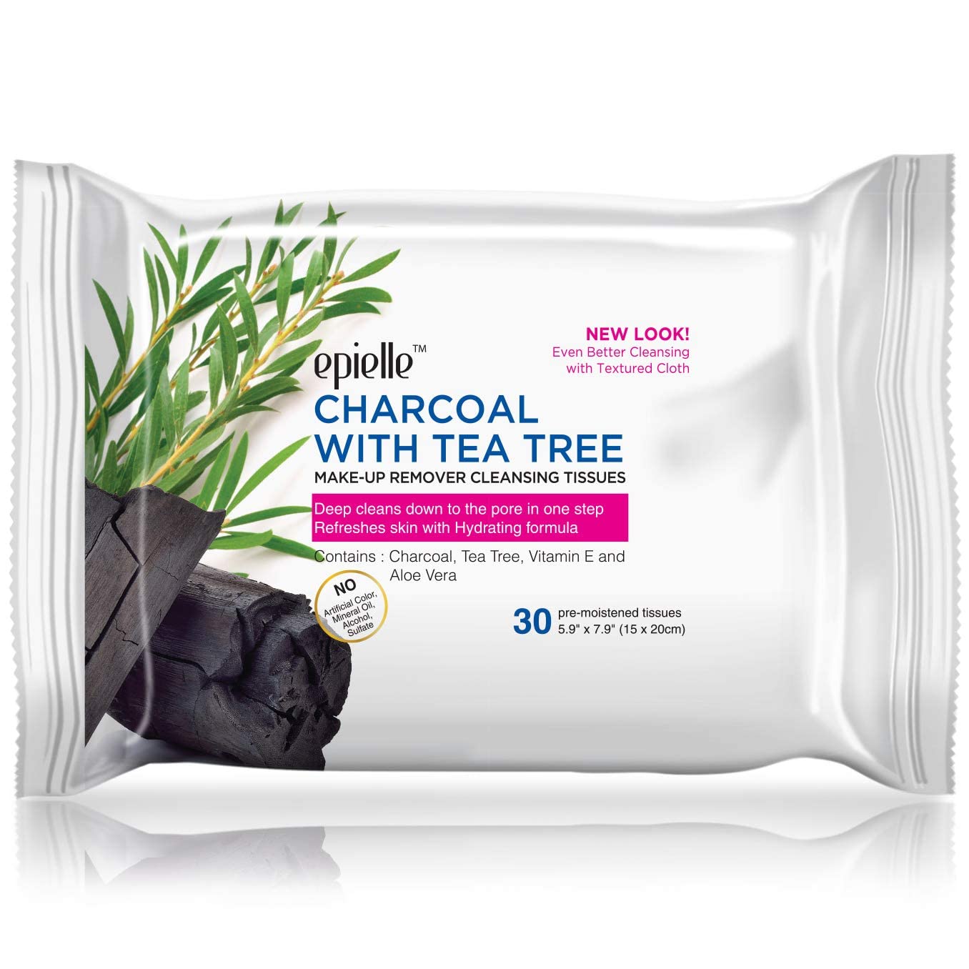 Epielle bulk pack six x 30 wipes for travel and daily cleansing
