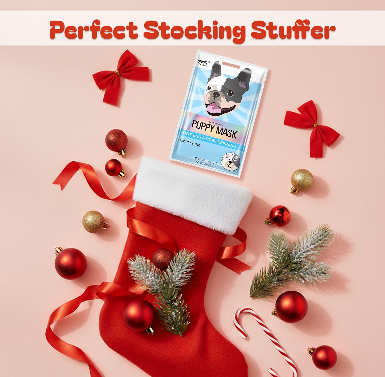 Epielle packaging of Character Face Mask Fuzzy Friends for gifting and party favors