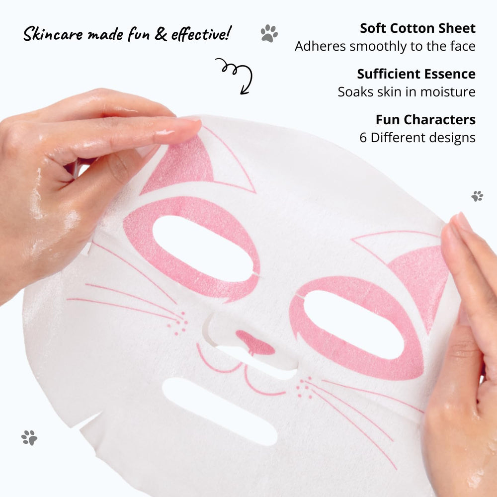Epielle character mermaid mask glows and nourishes