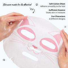 Epielle character mermaid mask glows and nourishes