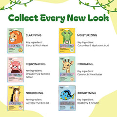 Epielle Face Mask Animals collection varieties brings colorful designs for mood-boosting routines