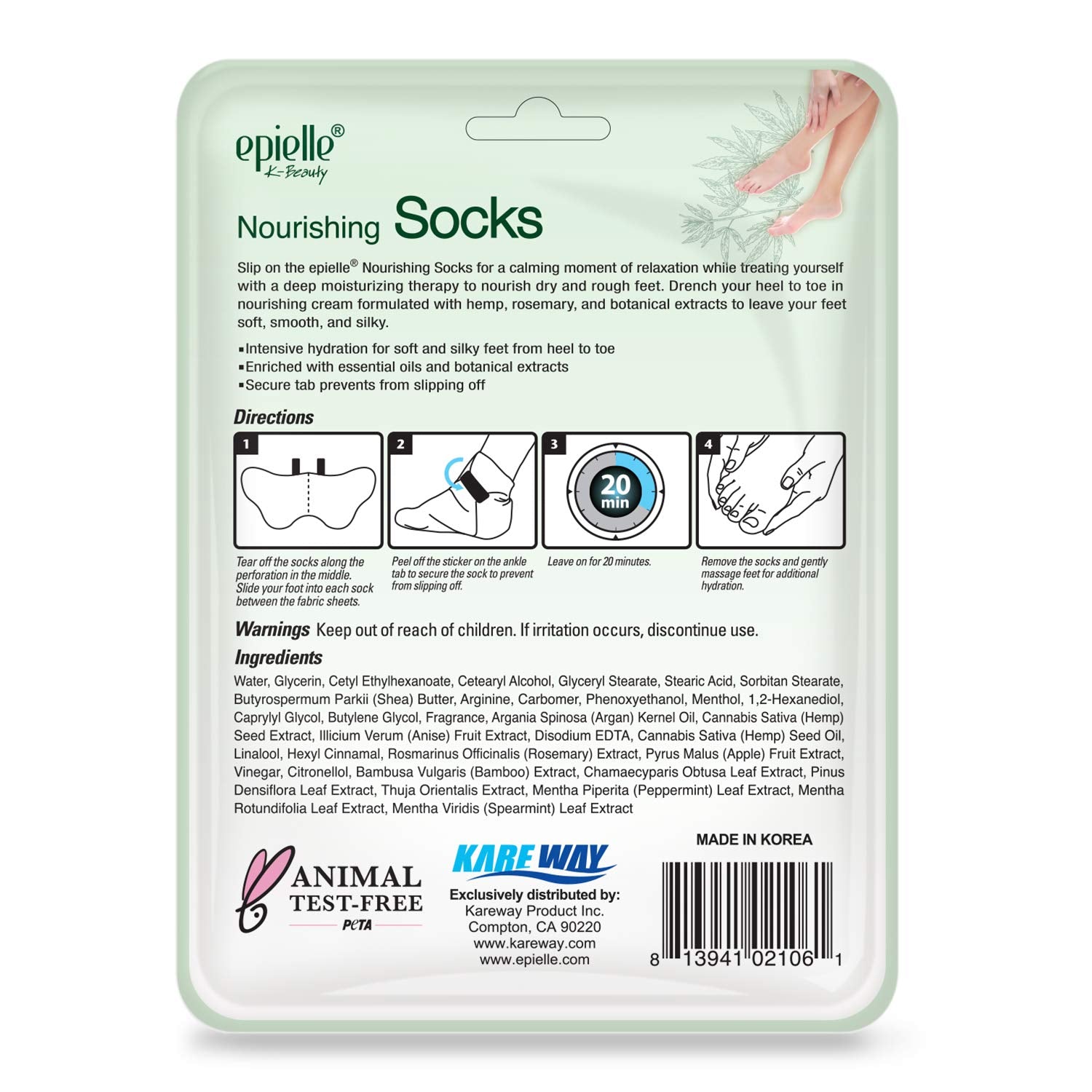Epielle foot-care routine setup suggests simple self-care moment
