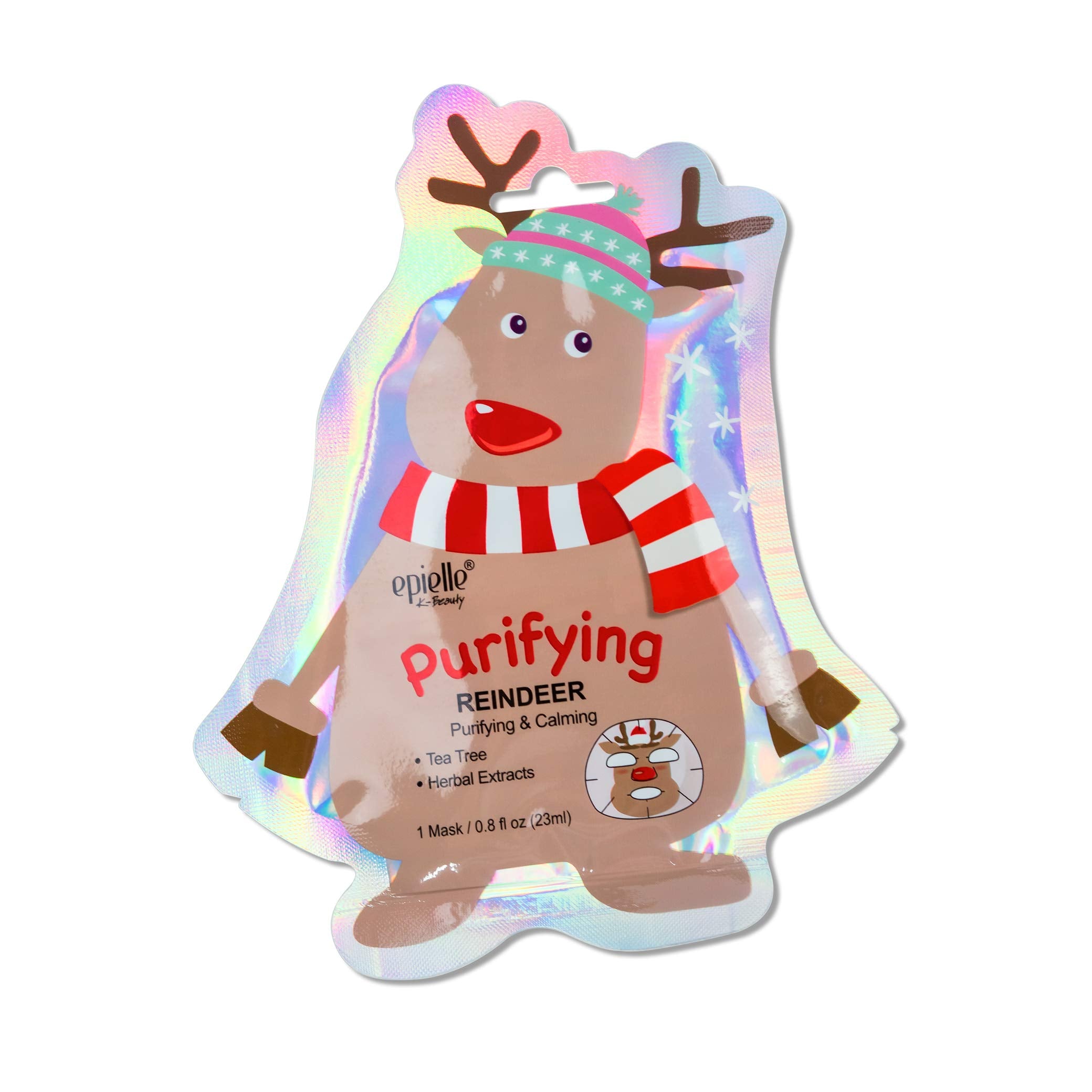 Epielle Gingerbread Man mask pack soothes balance for even complexion.