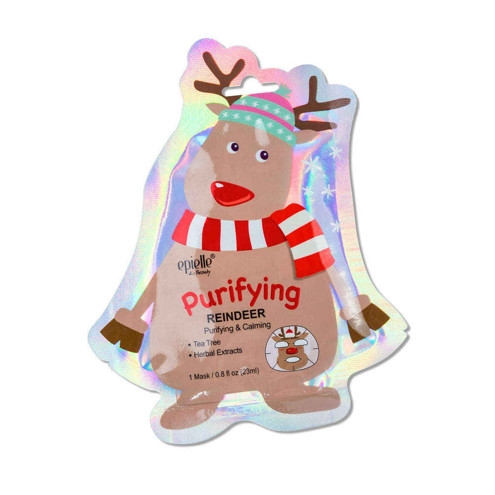 Epielle Gingerbread Man mask pack soothes balance for even complexion.