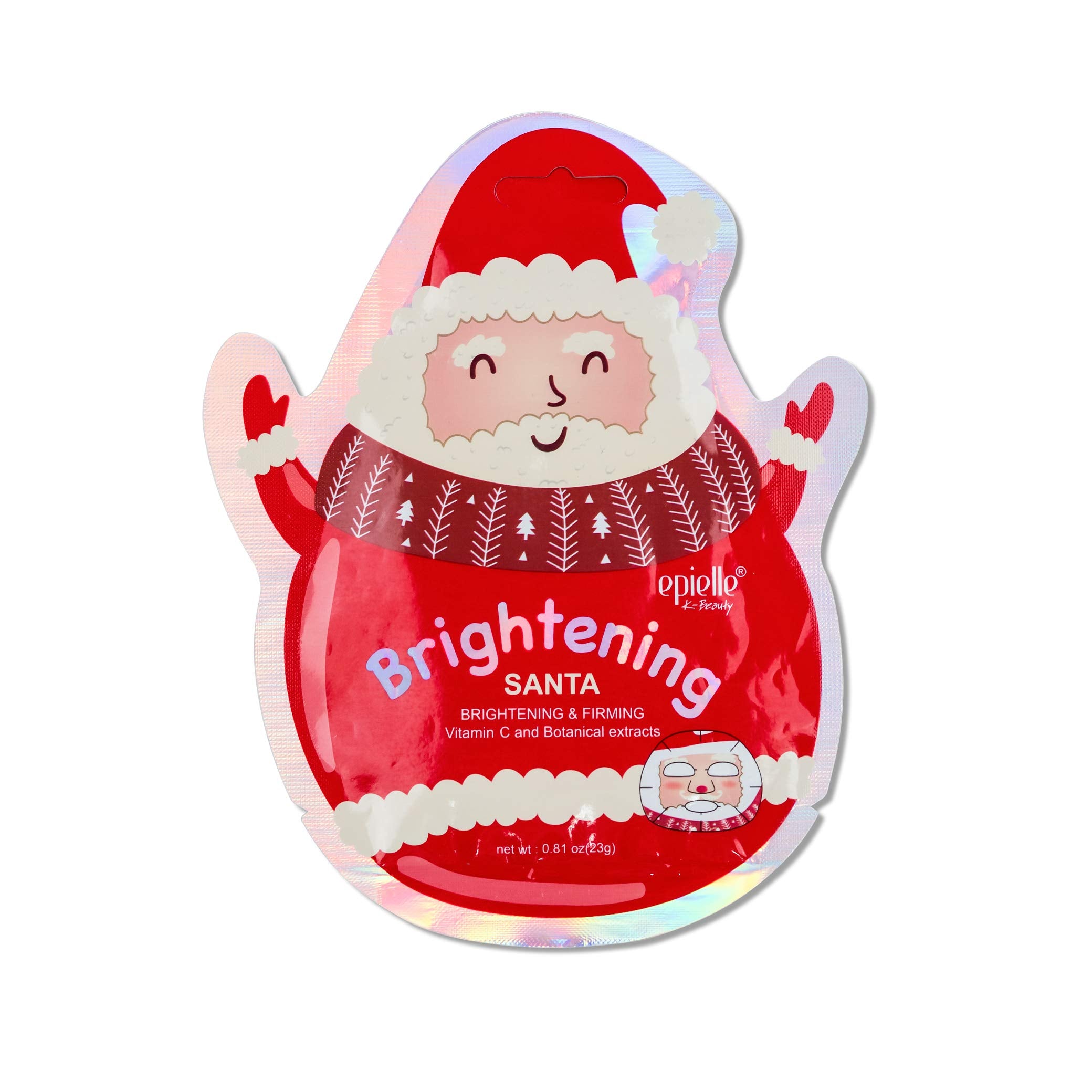 Epielle Holiday Reindeer Mask purifies skin for a clearer, balanced finish.