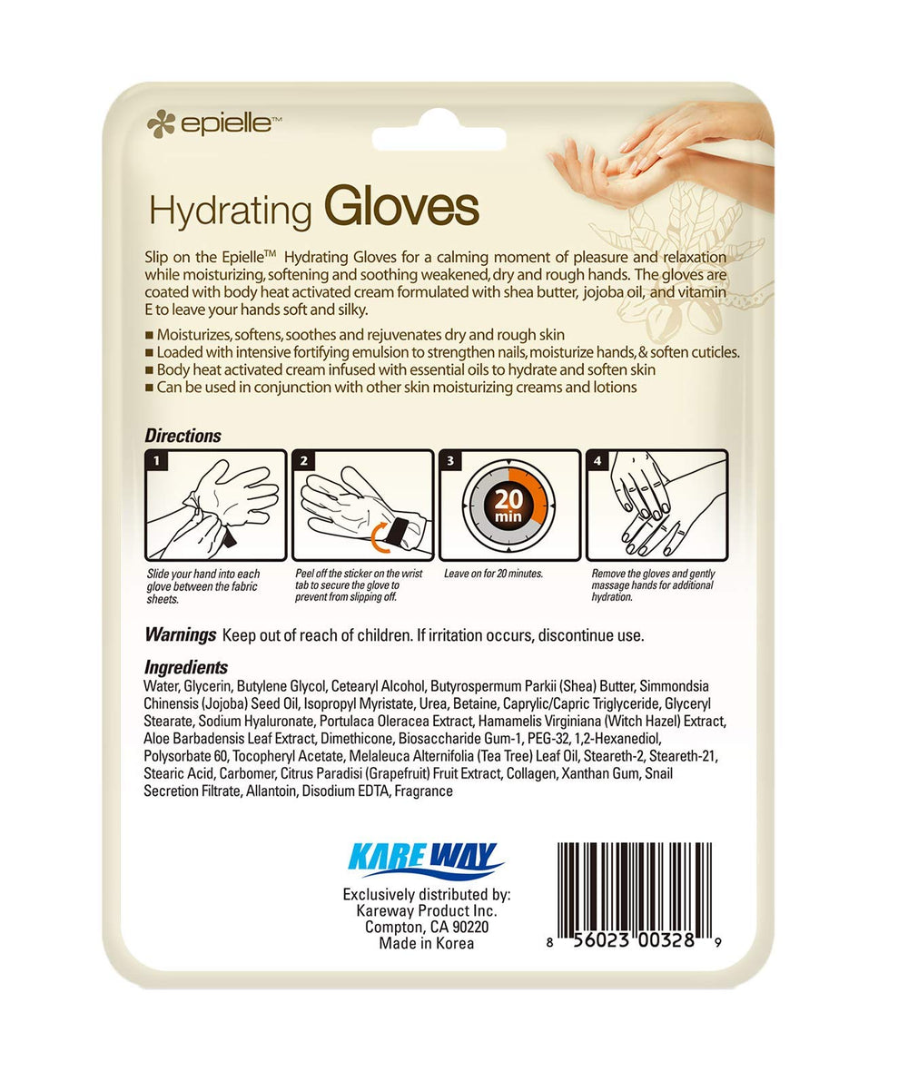 Epielle Hydrating Hand Mask soft hands close-up result for refined fingertips