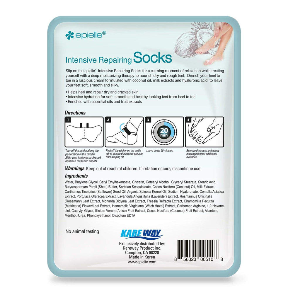 Epielle at-home spa experience invites you to rest and refresh tired feet.
