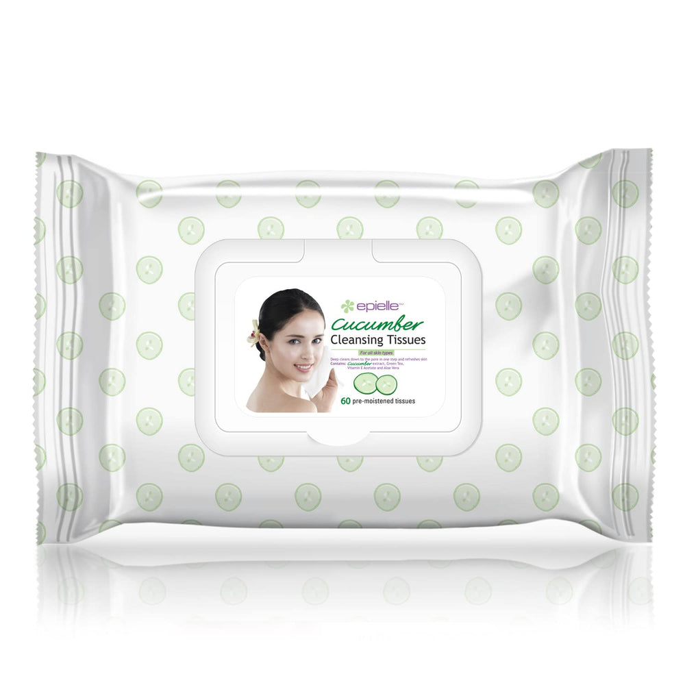 Epielle makeup remover wipes argan oil hydration for smooth skin